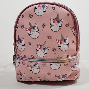 OMG! Accessories Pink Mini Backpack